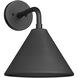 Axston 1 Light 15 inch Textured Black Outdoor Wall Sconce